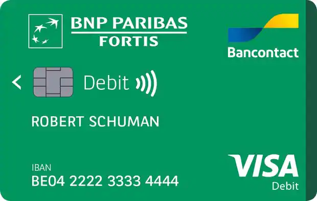 Visa debit BNP Fortis